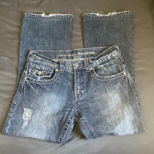 Distressed GUESS Lowrise Jeans